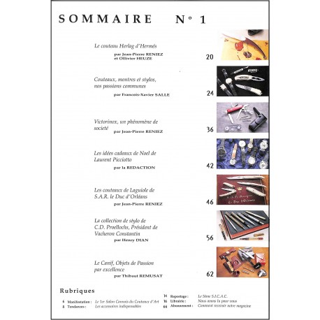 Objets de PASSION |Premier Numéro