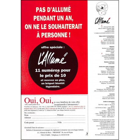 L'Allumé |Premier Numéro