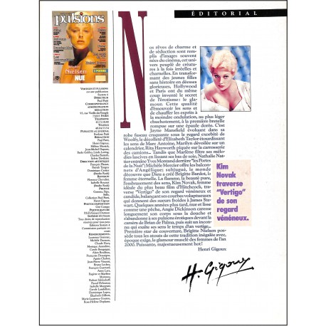 vertiges et pulsions |Premier Numéro