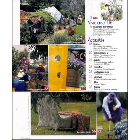 Vivre au jardin |Premier Numéro