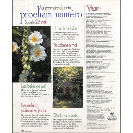 Vivre au jardin |Premier Numéro