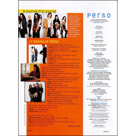 PERSO |Premier Numéro