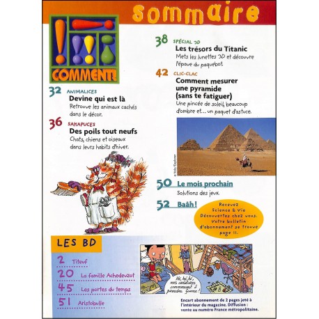 Science & Vie découvertes |Premier Numéro