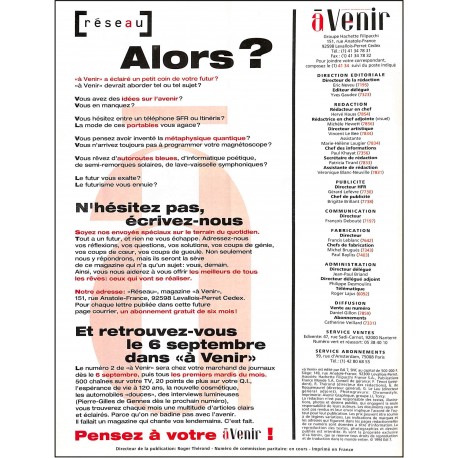 à Venir |Premier Numéro