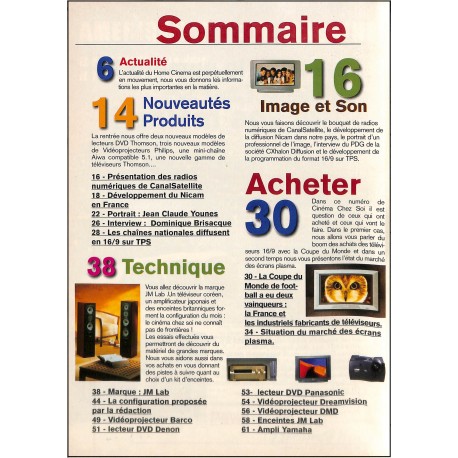 CINEMA CHEZ SOI |Premier Numéro