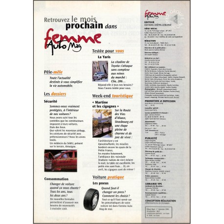 Femme Auto Mag |Premier Numéro