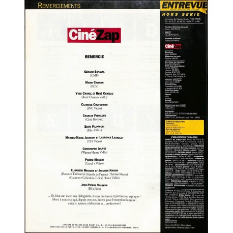 CinéZap |Premier Numéro