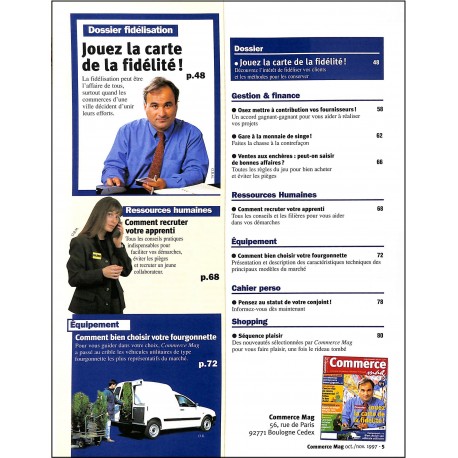 Commerce mag |Premier Numéro