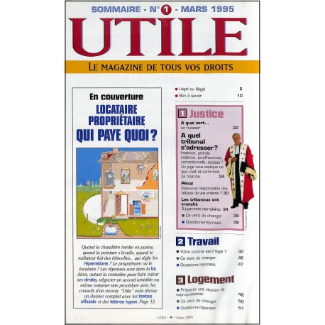 UTILE |Premier Numéro
