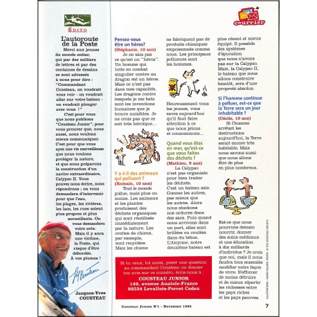 Cousteau Junior |Premier Numéro