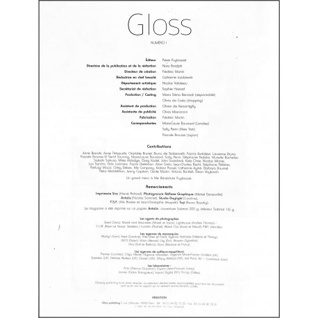 GLOSS |Premier Numéro