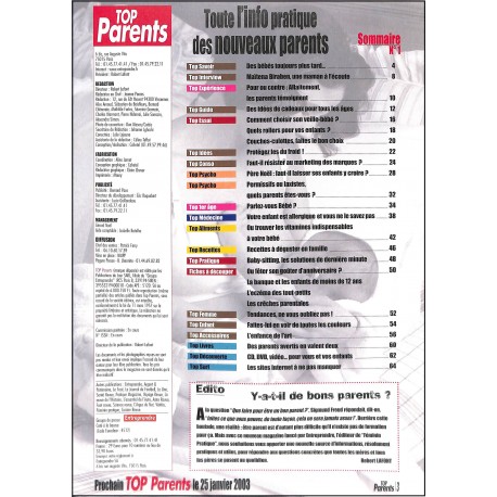 Top Parents |Premier Numéro