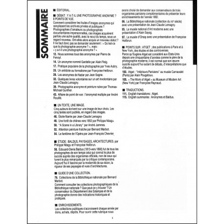 PHOTOGRAPHIES |Premier Numéro