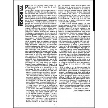 PHOTOGRAPHIES |Premier Numéro