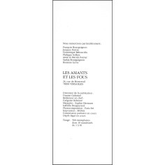 Les Amants et les Fous |Premier Numéro 2