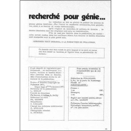 Polluman |Premier Numéro