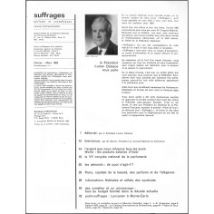 suffrage |Premier Numéro 2