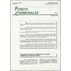 Forets Communales |Premier Numéro