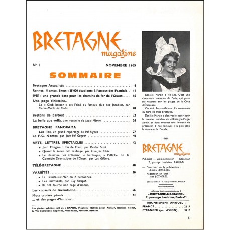 BRETAGNE magazine |Premier Numéro