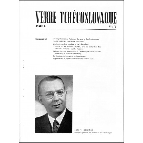 Verre Tchécoslovaque |Premier Numéro