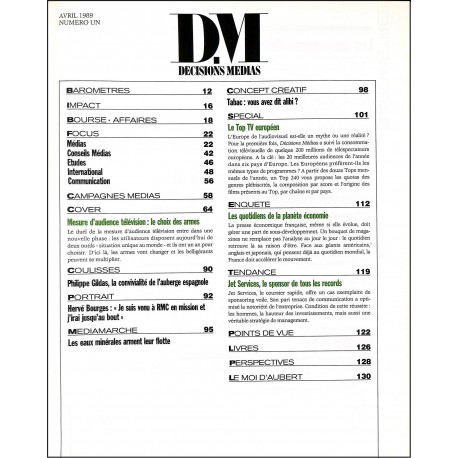 DECISIONS MEDIAS |Premier Numéro