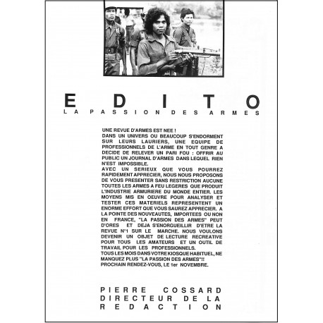 LA PASSION DES ARMES |Premier Numéro