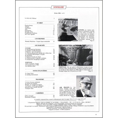 L'EXPORTATION magazine |Premier Numéro