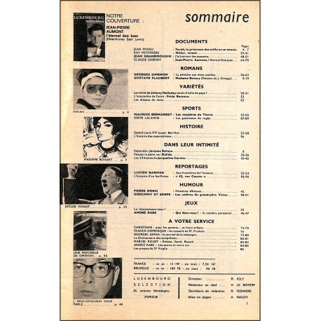 LUXEMBOURG sélection |Premier Numéro