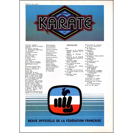 KARATE |Premier Numéro