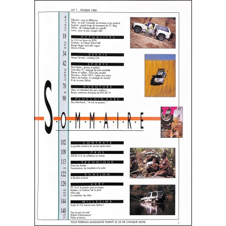 Tout Terrain magazine |Premier Numéro