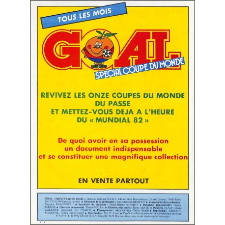 GOAL |Premier Numéro