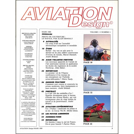 AVIATION Design |Premier Numéro