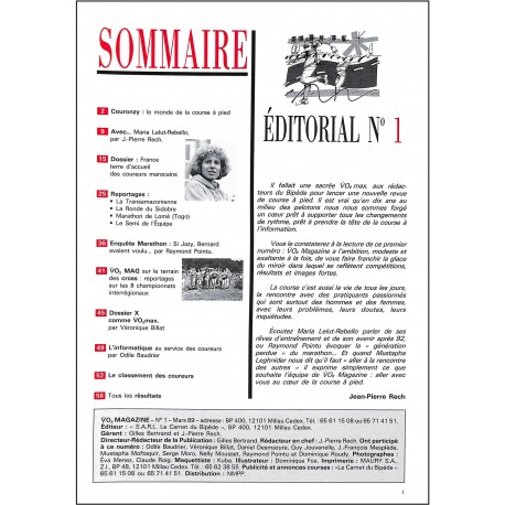 VO2 magazine |Premier Numéro