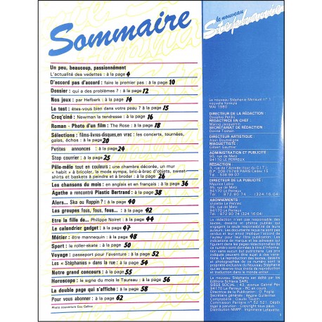 le nouveau Stéphanie |Premier Numéro