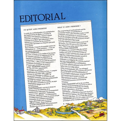 AGRO premiere |Premier Numéro