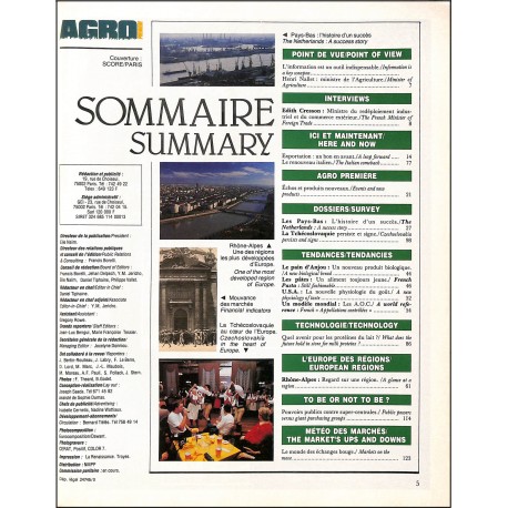 AGRO premiere |Premier Numéro