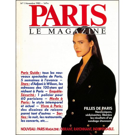 PARIS le magazine |Premier Numéro