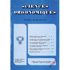 SCIENCES ORGONOMIQUES |Premier Numéro