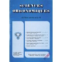 SCIENCES ORGONOMIQUES |Premier Numéro