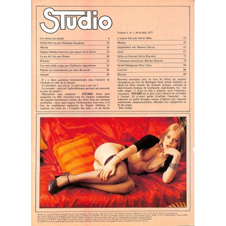 Studio |Premier Numéro