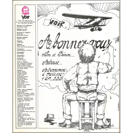 Voir tout est spectacle |Premier Numéro