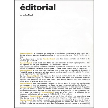 REPORTER objectif |Premier Numéro