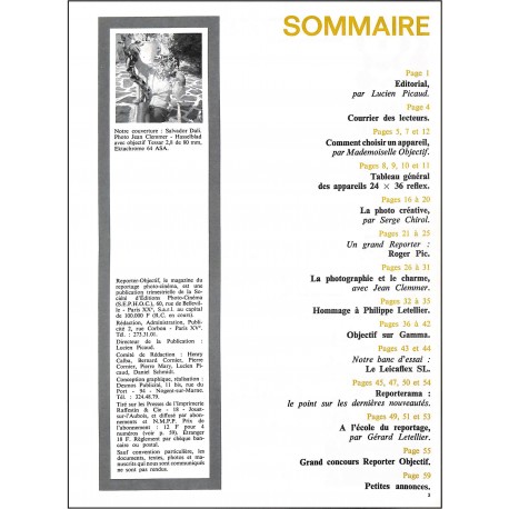 REPORTER objectif |Premier Numéro