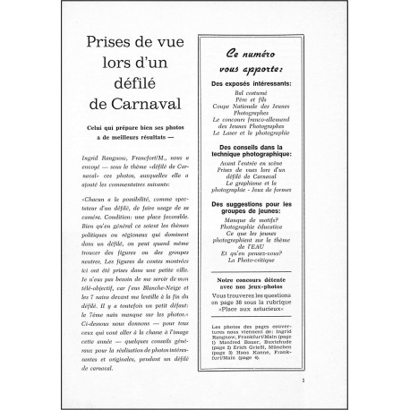 Photo Jeunesse |Premier Numéro