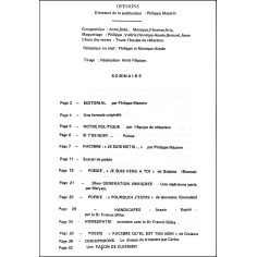 OPINIONS |Premier Numéro 2