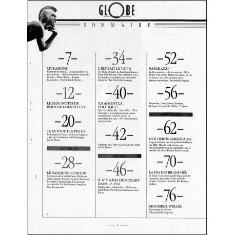 GLOBE |Premier Numéro