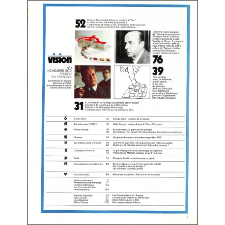 VISION |Premier Numéro