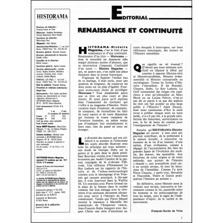 HISTORAMA |Premier Numéro