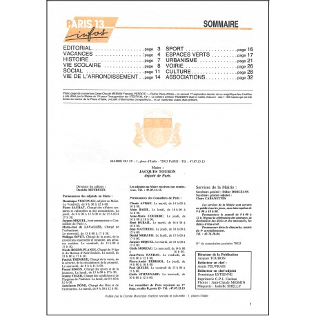 PARIS 13 infos |Premier Numéro