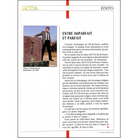 ZACTUA |Premier Numéro